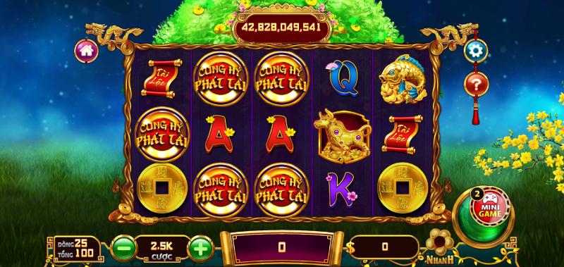 Cung Hỷ Phát Tài là một trong những trò chơi Slots hấp dẫn tại cổng game Go88