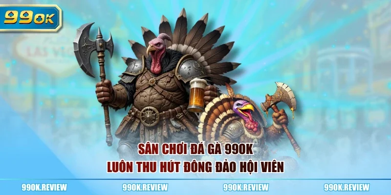 Sân chơi đá gà 99OK luôn thu hút đông đảo hội viên